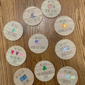 Rae Dunn first milestone discs